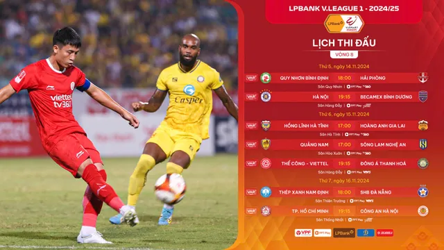 Lịch thi đấu vòng 8 V.League 2024 hôm nay, 14/11: Tâm điểm CLB Hà Nội vs B.Bình Dương   - Ảnh 3.