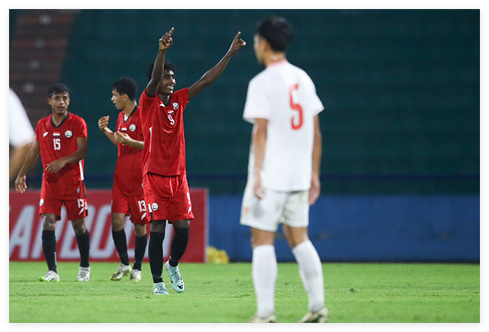 Niềm vui có bàn dẫn điểm của U17 Yemen